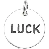 MOOYE ® - Collectie Zilveren Luck kettinghanger