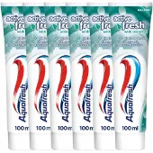 Aquafresh Tandpasta Active Fresh - 6 x 100 ml - Voordeelverpakking