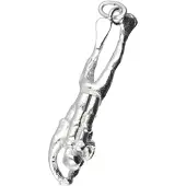 MOOYE ® - Collectie Zilveren Duiker met 2 flessen kettinghanger