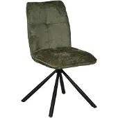 WEBER INDUSTRIES CORTINA draaibare eetkamerstoel / Groen