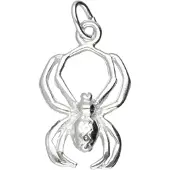 MOOYE ® - Collectie Zilveren Spin kettinghanger
