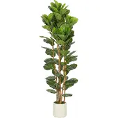 HOMCOM Artificial Plants-Kunststoff-55L x 55B x 180H cm-Grün