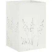 vidaXL Plantenbak Wit 50 x 50 x 75 cm Koudgewalst staal