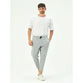 C&City Broek lichtgrijs