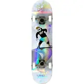 Enuff Skully Skateboard - Hologram Mini Komplett - Weiß - - One Size - Skateboards