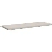 vidaXL Bankkussen SOEST 100% Polyester Wit 140 x 50 x 5 cm