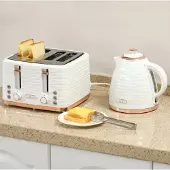 MODFU - Ontbijtset - Toaster En Waterkoker - Cremewit