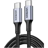 UGREEN USB-kabel USB-C - USB-C, zwart (20478)