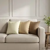 vidaXL Kussen met kussen HEERLEN 2 st Beige Polyester