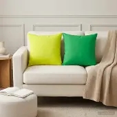 vidaXL Kussen met kussen HEERLEN 6 st Heldere Groen. Polyester
