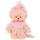 Monchhichi - Fluff Pink Girl - 20cm