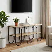 vidaXL TV-meubel 100 x 40 x 50 cm Sonoma Eiken Bewerkt hout