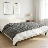 vidaXL Verzwaringsdeken Antraciet 150 x 200 cm 11 kg 100% Katoen 205T