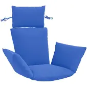 vidaXL Adirondack Kussen PUTTEN 100% Polyester Koninklijk Blauw