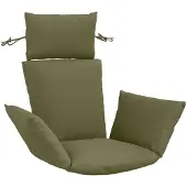 vidaXL Adirondack Kussen PUTTEN 100% Polyester Olijfgroen