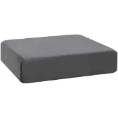 vidaXL Zitkussen 40 x 40 x 10 cm PU Schuim Grijs