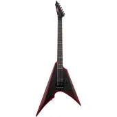 ESP Guitars Arrow Black Metal Black Red Burst Satin