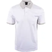 HUGO BOSS Poloshirt Boss Black Black H-Phillipson wit 2-knoops jersey