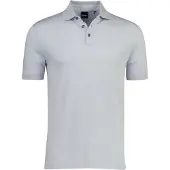 HUGO BOSS Lichtblauw poloshirt Boss Black H-pack korte mouw pique 3-knoops