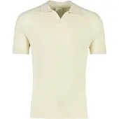 Profuomo Poloshirt creme normale fit