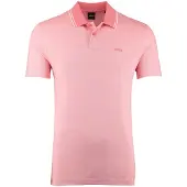 BOSS Pe Oxford New Korte Mouw Poloshirt