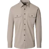 Casa Moda Overshirt beige knopensluiting