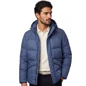 HUGO BOSS BOSS Orange Winterjas blauw big &amp; tall gewatteerd