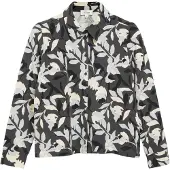 s.Oliver Blouse pastelblauw / donkergrijs / zwart / wit