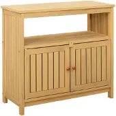 vidaXL Tuinkonsol, tafel, licht acaciahout, 80 x 35 x 75 cm