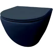 Best design Morrano hangend toilet randloos donkerblauw mat