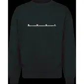 HUGO Sweatshirt 'Datri' zwart / wit