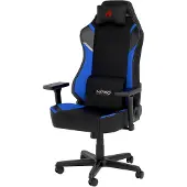 Nitro Concepts X1000 - Gamingstoel voor PC - PC - Draaggewicht: 135 kg - Beklede zitting - Beklede rugleuning - Zwart