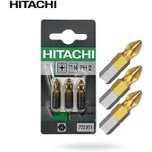 HiKOKI Hitachi PH2 Bitset 25mm 1/4" TIN - 3 stuks