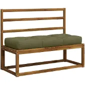 vidaXL Pallet Zitkussen VIANEN 100% Polyester Olijfgroen