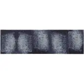 vidaXL Keuken Tapijt Blauwe Schaduw 300 x 60 cm 100% Polyamide Wasbaar