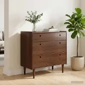 vidaXL Ladekast BILBAO Donker karamel 90 x 45 x 89 cm