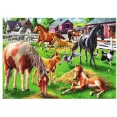 Ravensburger Happy Horses, 60 stuks, dieren, geschikt voor kinderen vanaf 4 jaar