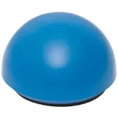 MAUL MAULmagneet MAULpro Recycling, halve bol, kleefkracht tot 0,6 kg, Ø 30 x H 20 mm, 85% gerecycled kunststof gecoat, blauw, 10 stuks