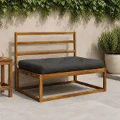 vidaXL Pallet Zitkussen VIANEN 100% Polyester Antraciet