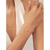 Hey Happiness Armband 'Sparkling Daisy' goud