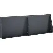 vidaXL Keermuur 2 st 60 x 12 x 50 cm Staal Antraciet