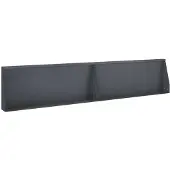vidaXL Steunmuur, 2 stuks, 100 x 12 x 30 cm, staal, antraciet