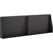 vidaXL Keermuur 2 st 60 x 12 x 40 cm Staal Zwart