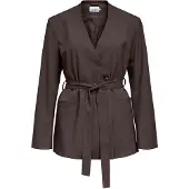 Object Dames Blazers Objlisa Lo L/s Belt Blazer - Bruin - Maat 36