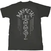 Ginza.se Babymetal - Skull Sword Heren T-shirt - S - Zwart