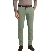 Alberto Coloured Denim Slim Fit Chino groen, Effen