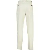 Gardeur Creme pantalon Tybalt zonder omslag