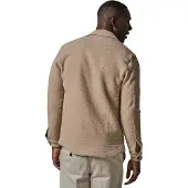 Profuomo overshirt beige normale fit effen