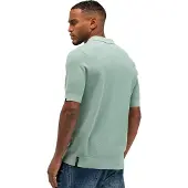 Butcher of Blue Poloshirt groen verticale streep