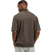 Butcher of Blue Overhemd doorknoop poloshirt structuur